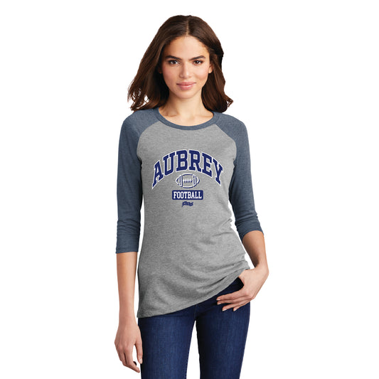 Aubrey Football Women's 3/4 Sleeve Shirt